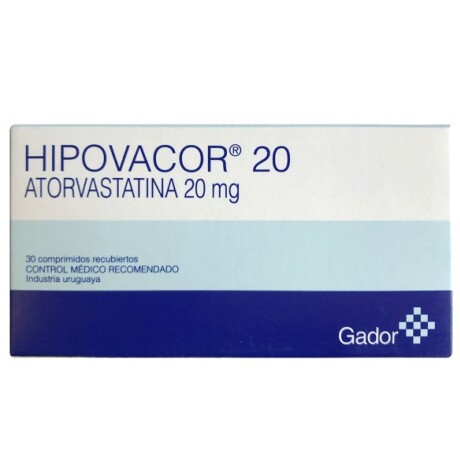 Hipovacor 20mg 30 COM Hipovacor 20mg 30 COM