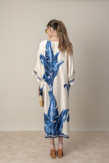 VESTIDO PALMA Azul