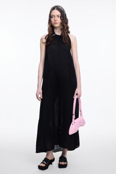 VESTIDO CAMISERO Negro