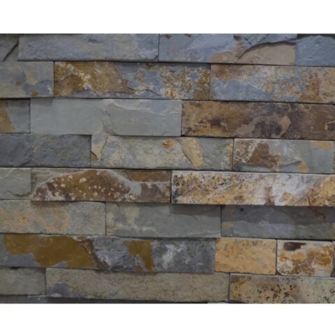 Piedra natural Oxido para pared 15x60 cm Mate Piedra Natural Oxido Para Pared 15x60 Cm Mate