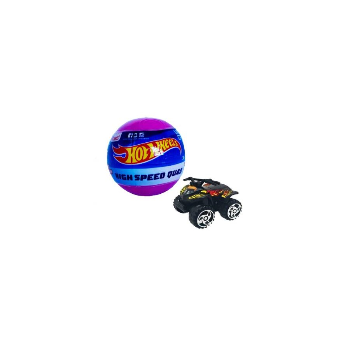 Pelota Sorpresa Hot Wheels High Speed 