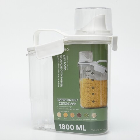 CONTENEDOR PORTÁTIL DE ALMACENAMIENTO DE ALIMENTOS SECOS HERMÉTICO-1.8L CONTENEDOR PORTÁTIL DE ALMACENAMIENTO DE ALIMENTOS SECOS HERMÉTICO-1.8L