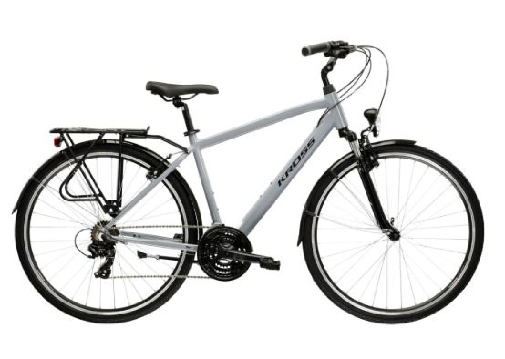 KROSS TRANS 1.0 - GRIS/NEGRO GLOSS 