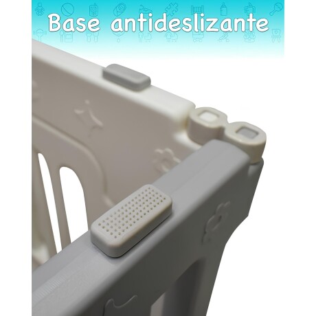 Corral para bebes con 4 Paneles Lumax Unisex verde-rosado