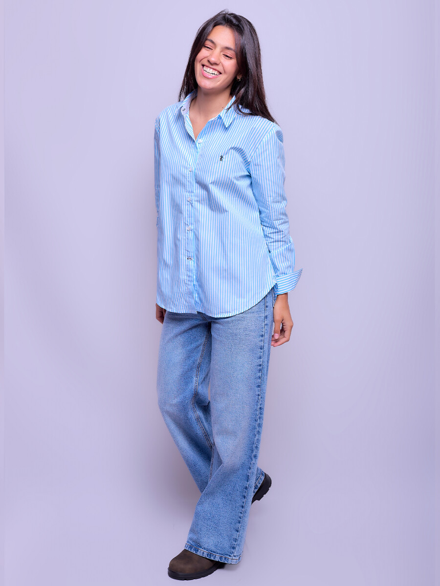 Camisa Dama Emi - Raya Celeste 2 