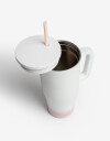 Artículos cocina Vasos Vaso Metálico "lo Quiero Todo" - Blanco Hueso