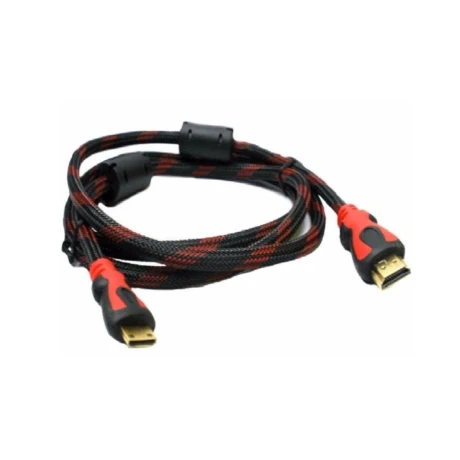 Cable HDMI 1.5M Mallado con Filtro 4K Gold 001