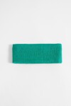 Vincha de tela ribbed verde