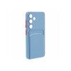 Protector Samsung Galaxy S24 Plus con porta tarjeta color azul Protector Samsung Galaxy S24 Plus Con Porta Tarjeta Color Azul