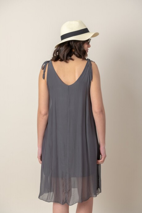 VESTIDO ANDROMEDA Grafito