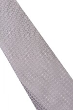 Corbata con pañuelo 8 cm GRAFITO