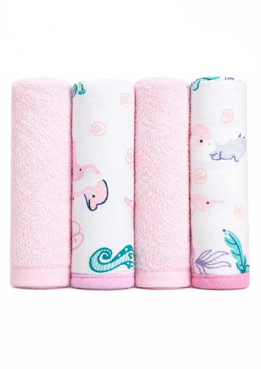 4 Pcs Babitas - Rosado 