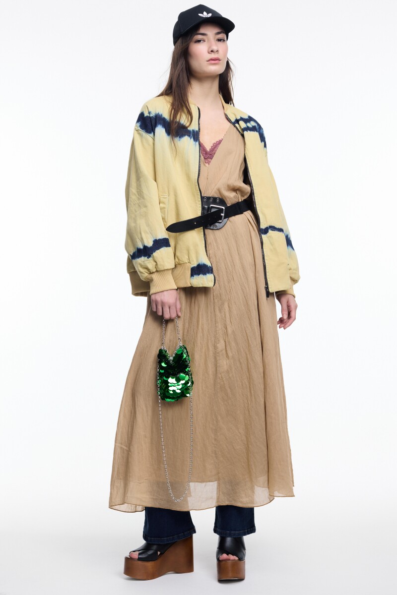 Campera bomber Beige