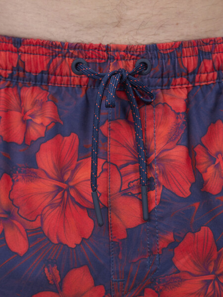SHORT TORTOISE 8.0 HIBISCO ROJO