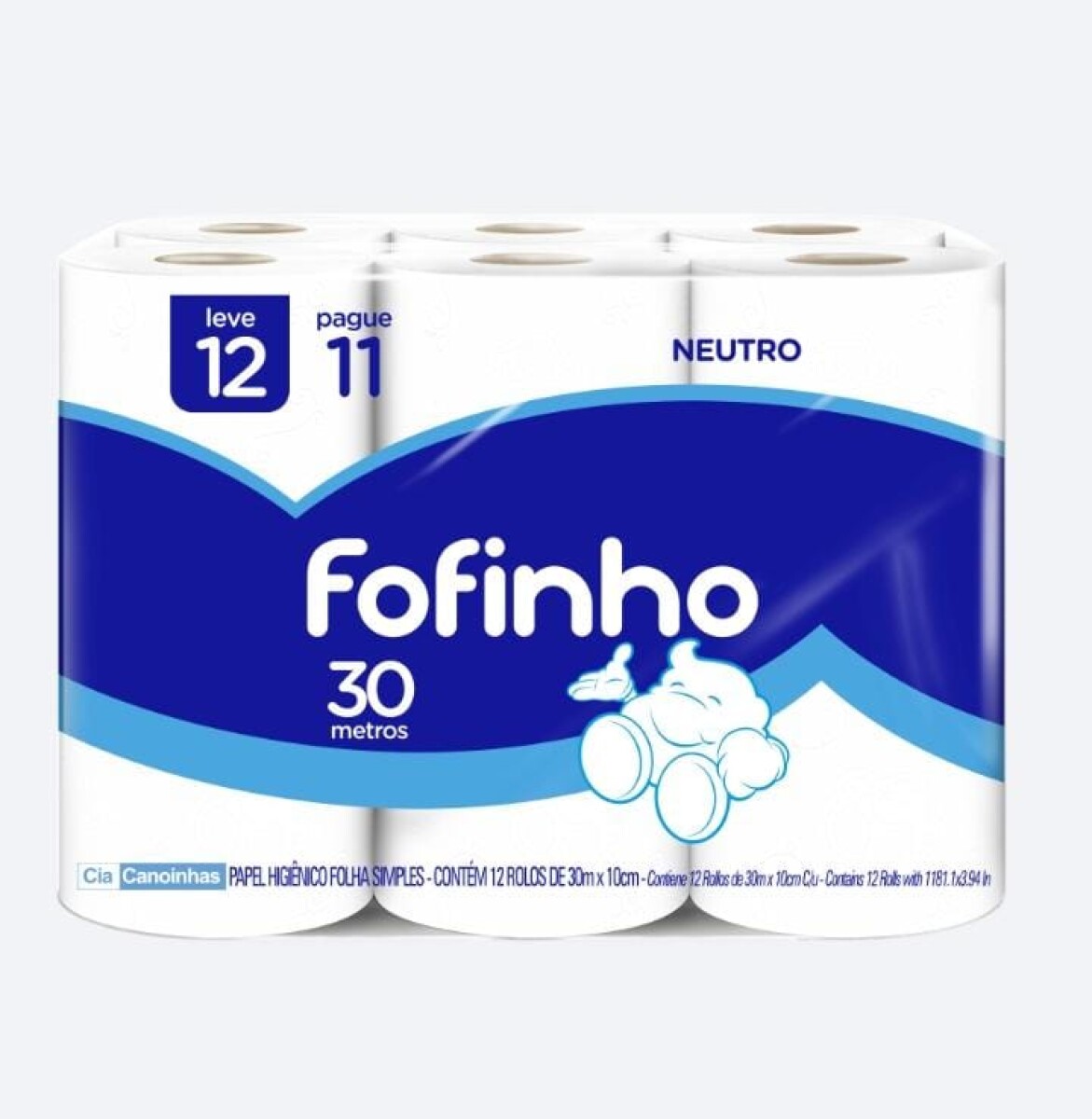 Papel higienico Fofinho 12 x 30mts 