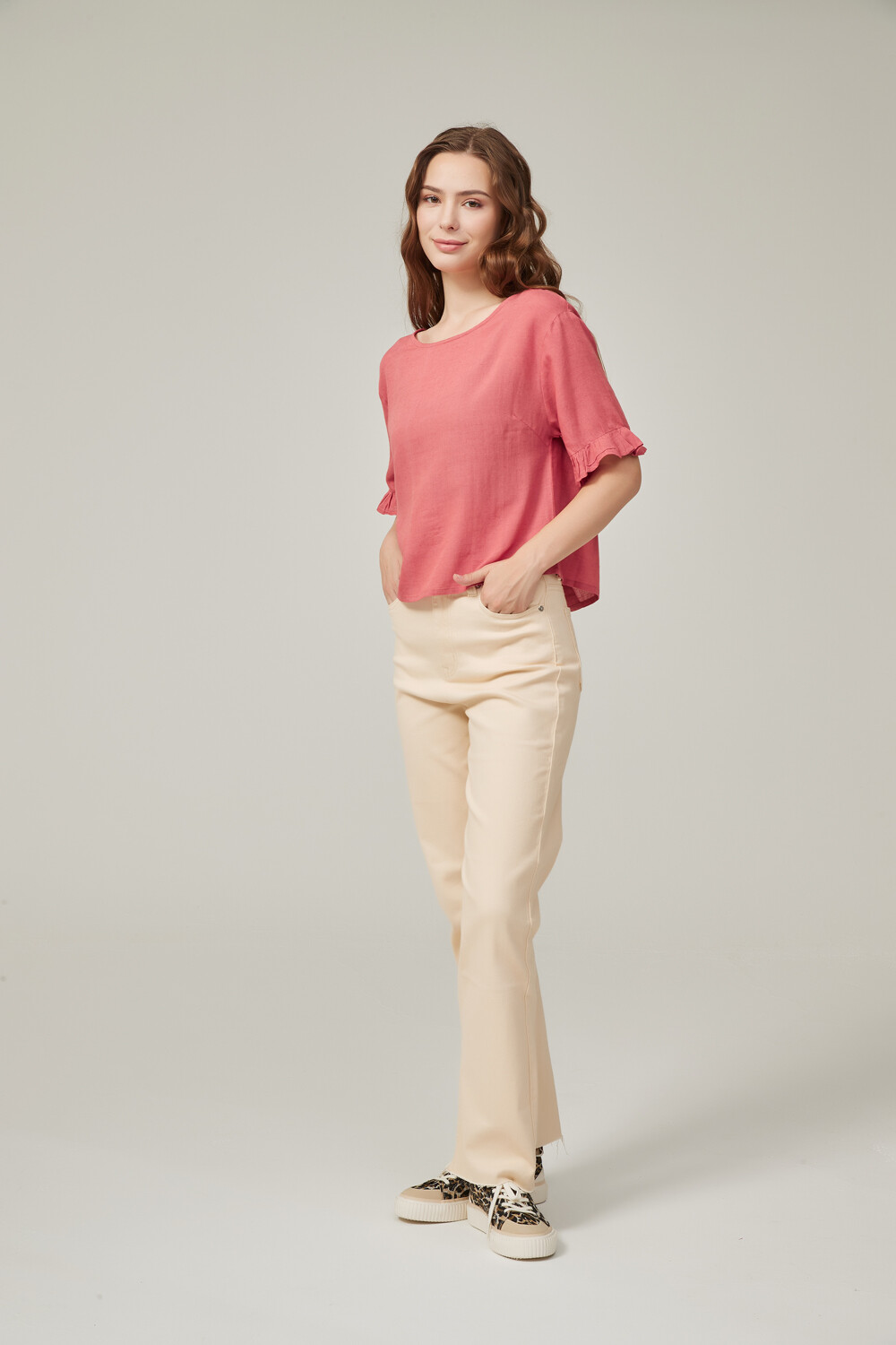 Blusa Cenobia Rosa Oscuro