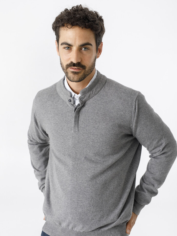 SWEATER DRAKO 3.0 GRIS OSCURO