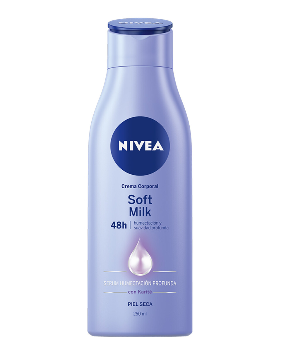 Crema corporal Nivea Soft Milk con Hydra IQ y Karité 250ml 