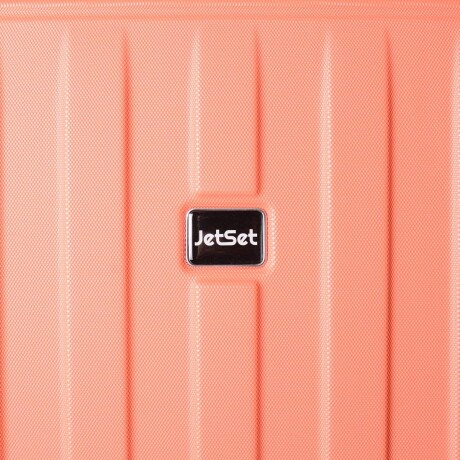 Set X3 Valijas De Viaje Rígidas 4 Ruedas 20, 24 Y 28 Salmón