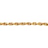 Pulsera Tejida doble-Oro bajo-Sin Piedra-PU8081 sinpiedra