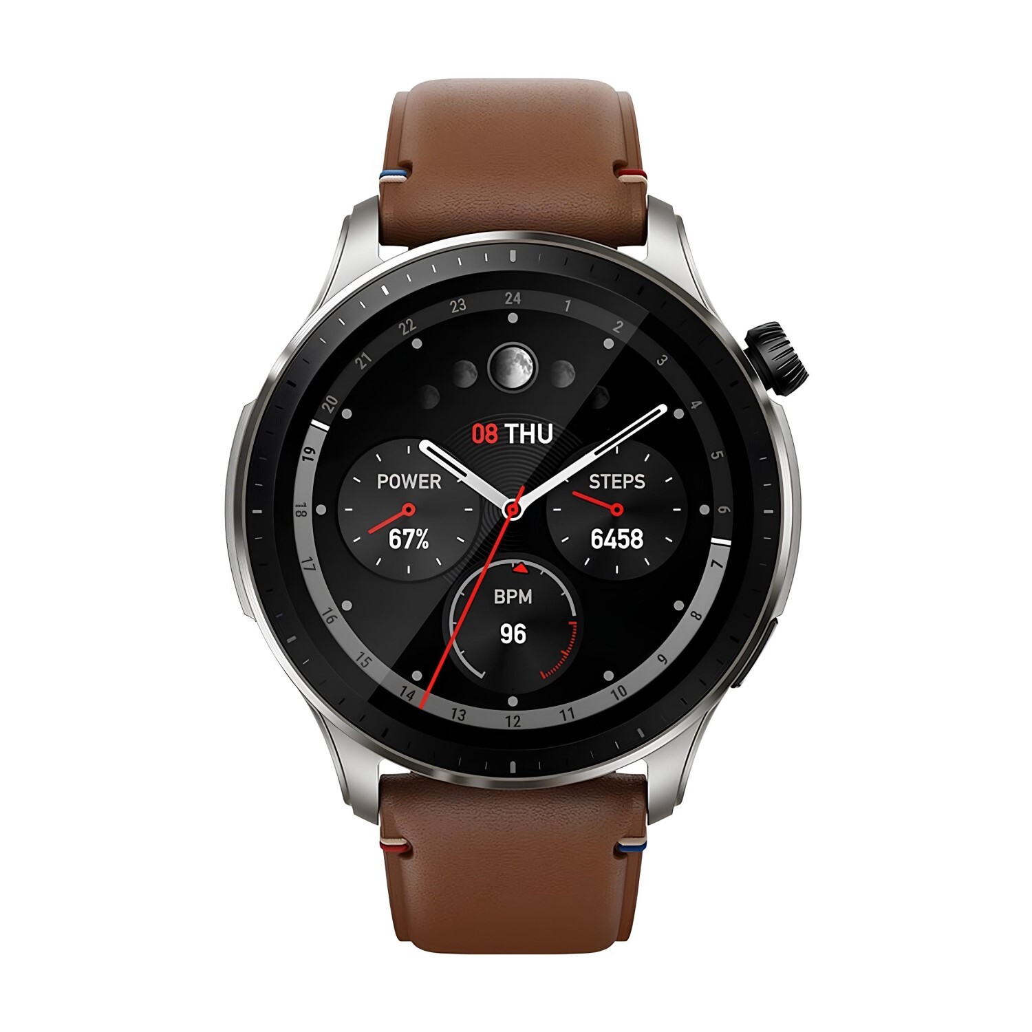 Reloj Inteligente Smartwatch Amazfit Gtr 4 Marron Sumergible Gps