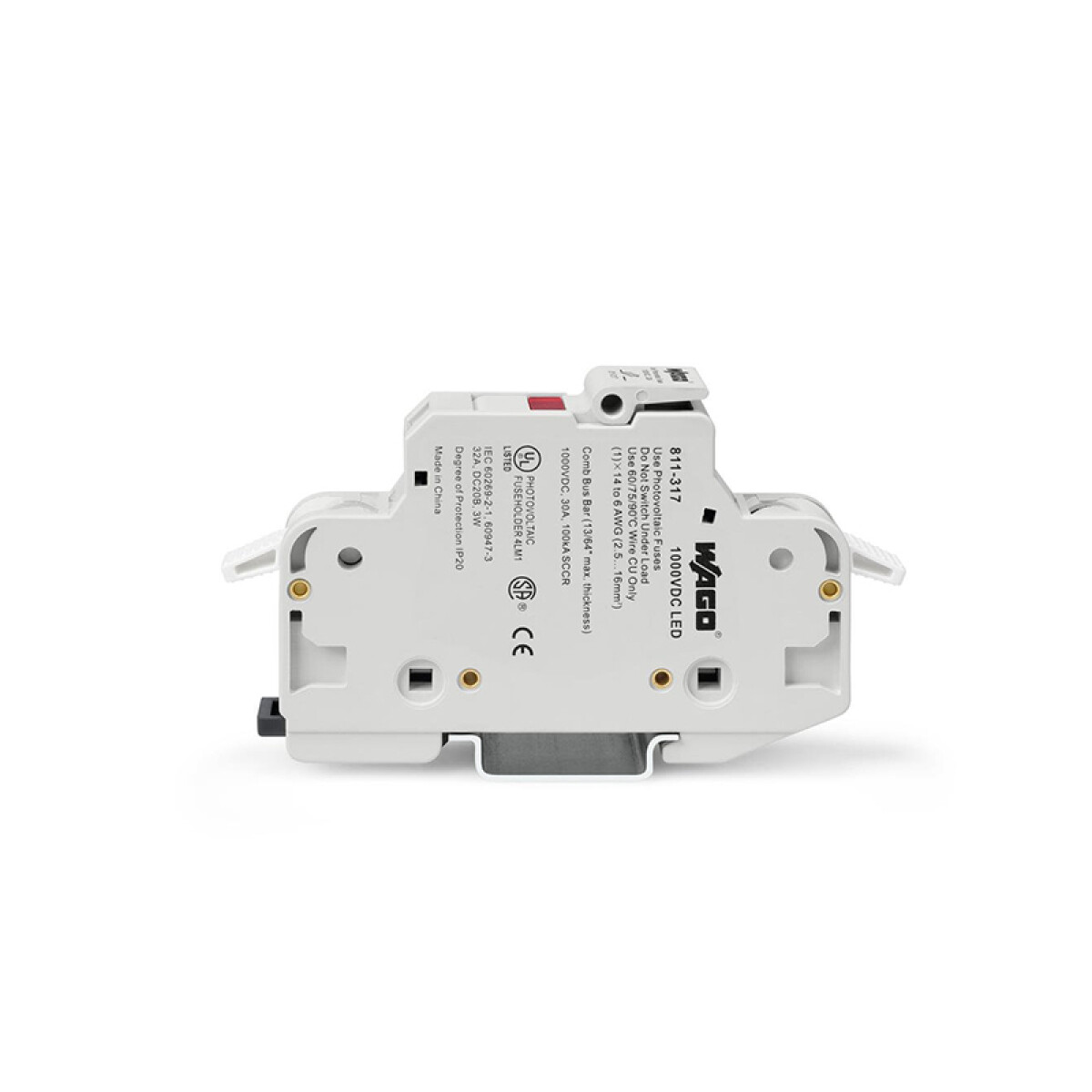 Portafusible 10x38mm para fotovoltaica - FV2010 