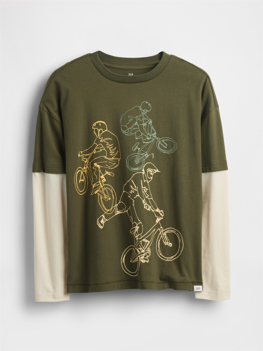 Remera Gráfico Niño - Calla Green 18-0435Tcx 