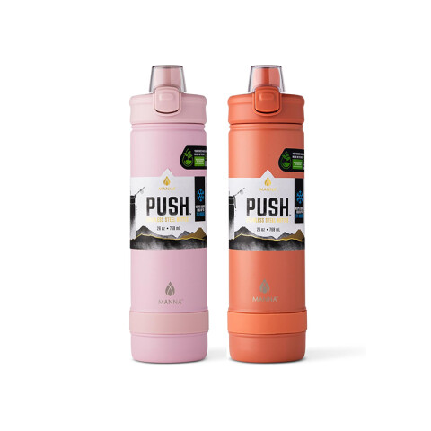 Botella con tapa push para bebidas frías 768ml TV0465