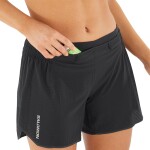 Salomon Short Sense Aero 5'' para Mujer - Negro Negro