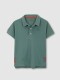 Polo Detalles Contraste Verde Nuevo