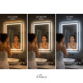 Espejo De Baño Con Luz Led 3 Tonos Rectangular Espejo De Baño Con Luz Led 3 Tonos Rectangular