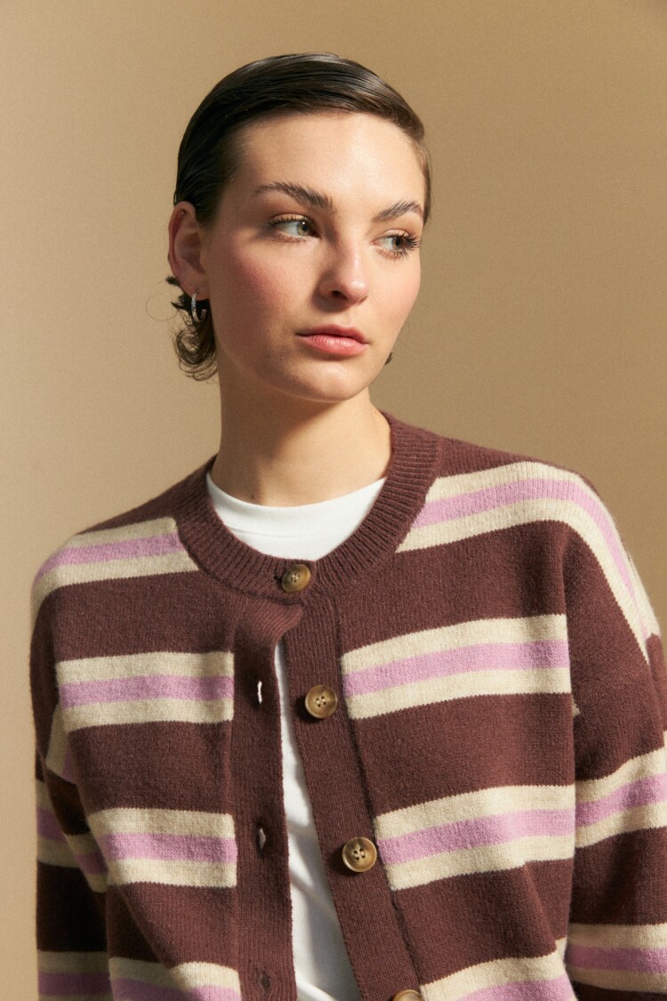 CARDIGAN TRINDADE Chocolate