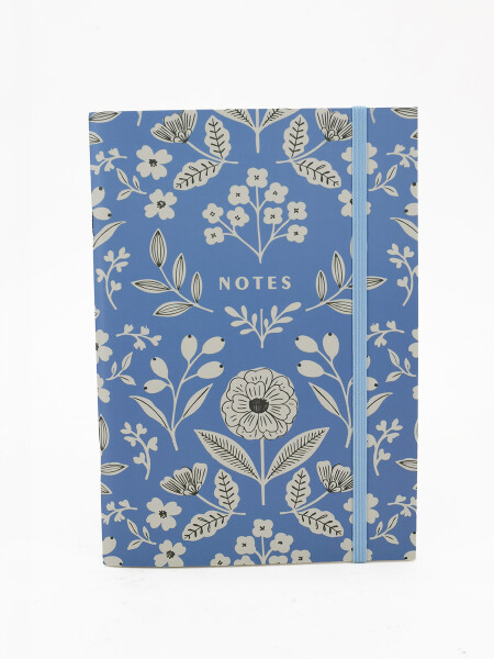 LIBRETA A5 FLOWER CELESTE