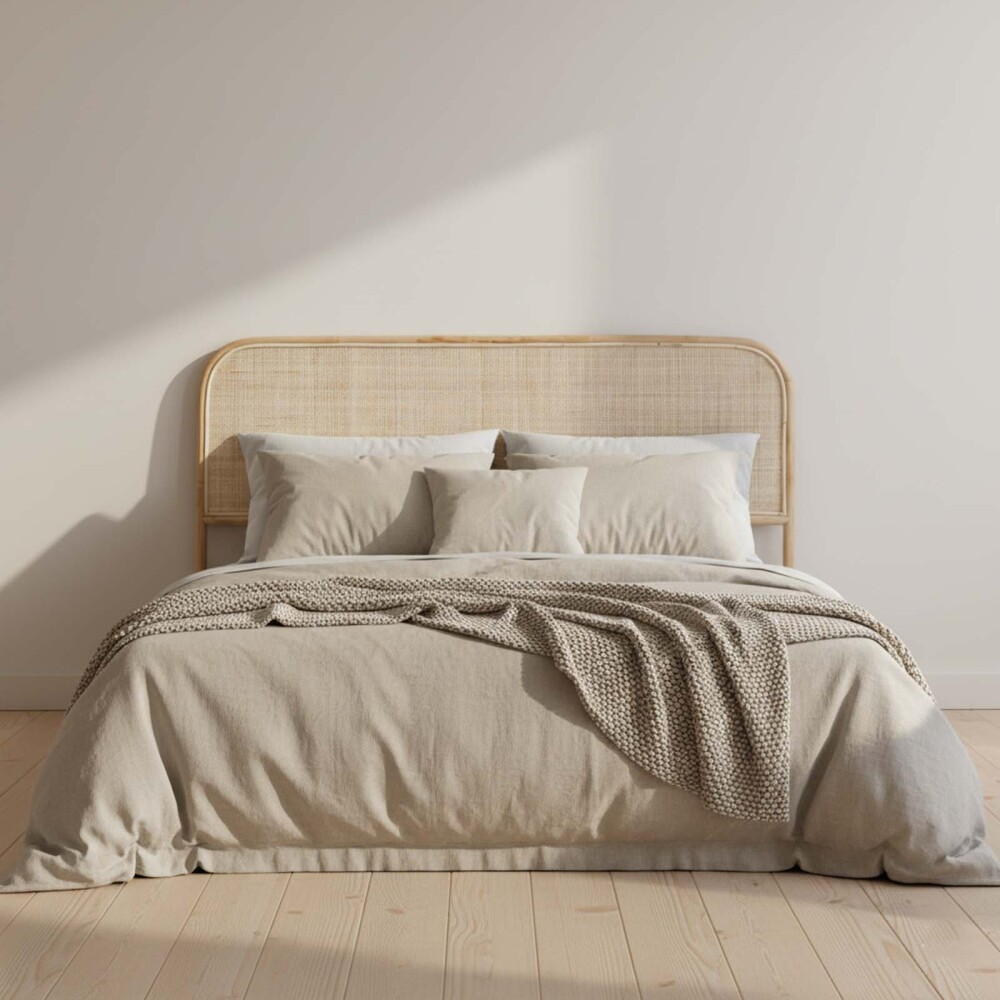 RESPALDO QUEEN RATTAN NATURAL-BEIGE QUEBEC