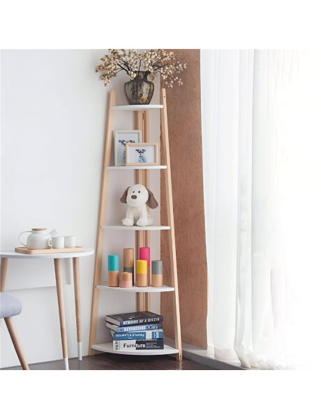 ESTANTERIA ESQUINERO 37X37X150 CM BAMBOO BLANCO ESTANTERIA ESQUINERO 37X37X150 CM BAMBOO BLANCO