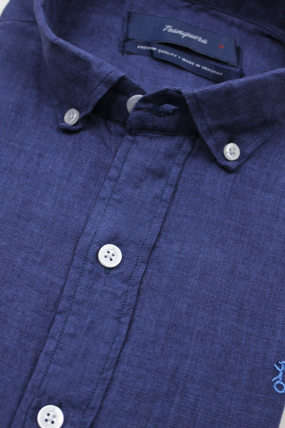 Camisa de Lino Azul
