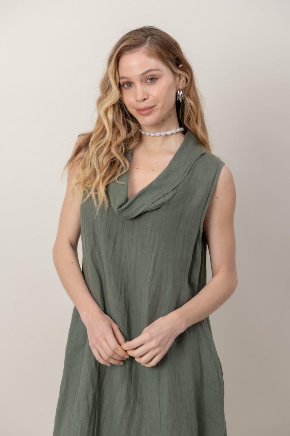 VESTIDO KAILANI Verde Seco