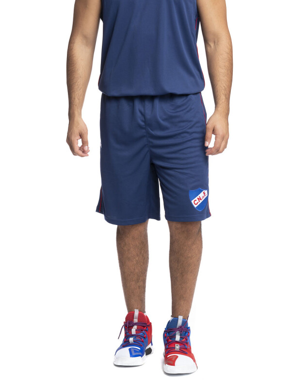 Short Away Basket 2022 Nacional Hombre Azul Marino, Rojo, Blanco