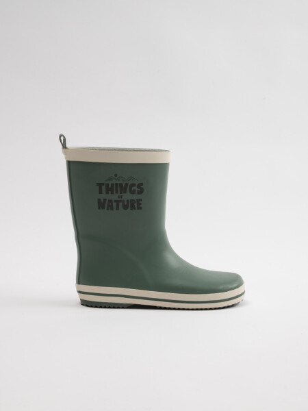 Bota lluvia nature verde Verde