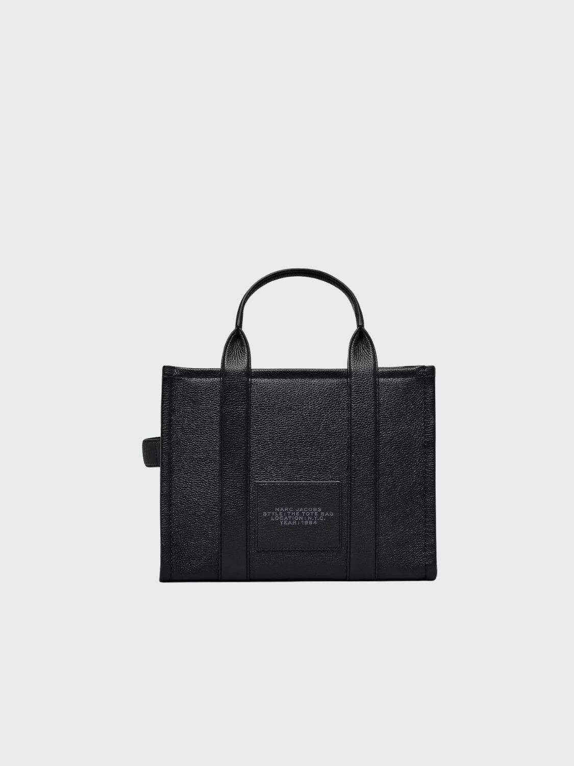 Marc Jacobs - Bolso de cuero, The Medium Tote Bag Negro