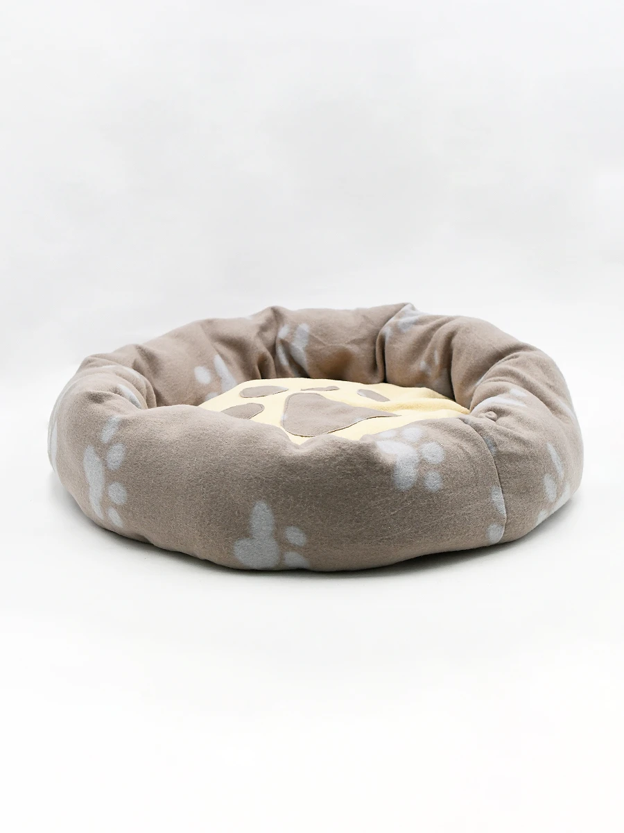 CAMA CIRCULAR MASCOTAS - BEIGE 
