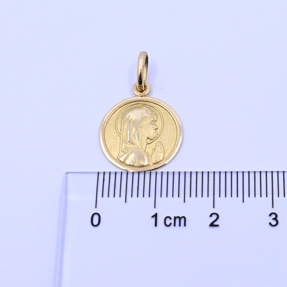 Medalla oro 18k virgen niña. Medalla oro 18k virgen niña.
