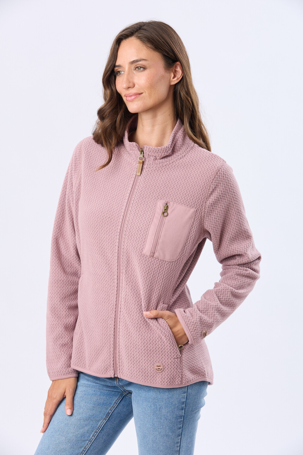 CAMPERA DE MICROPOLAR Rosa