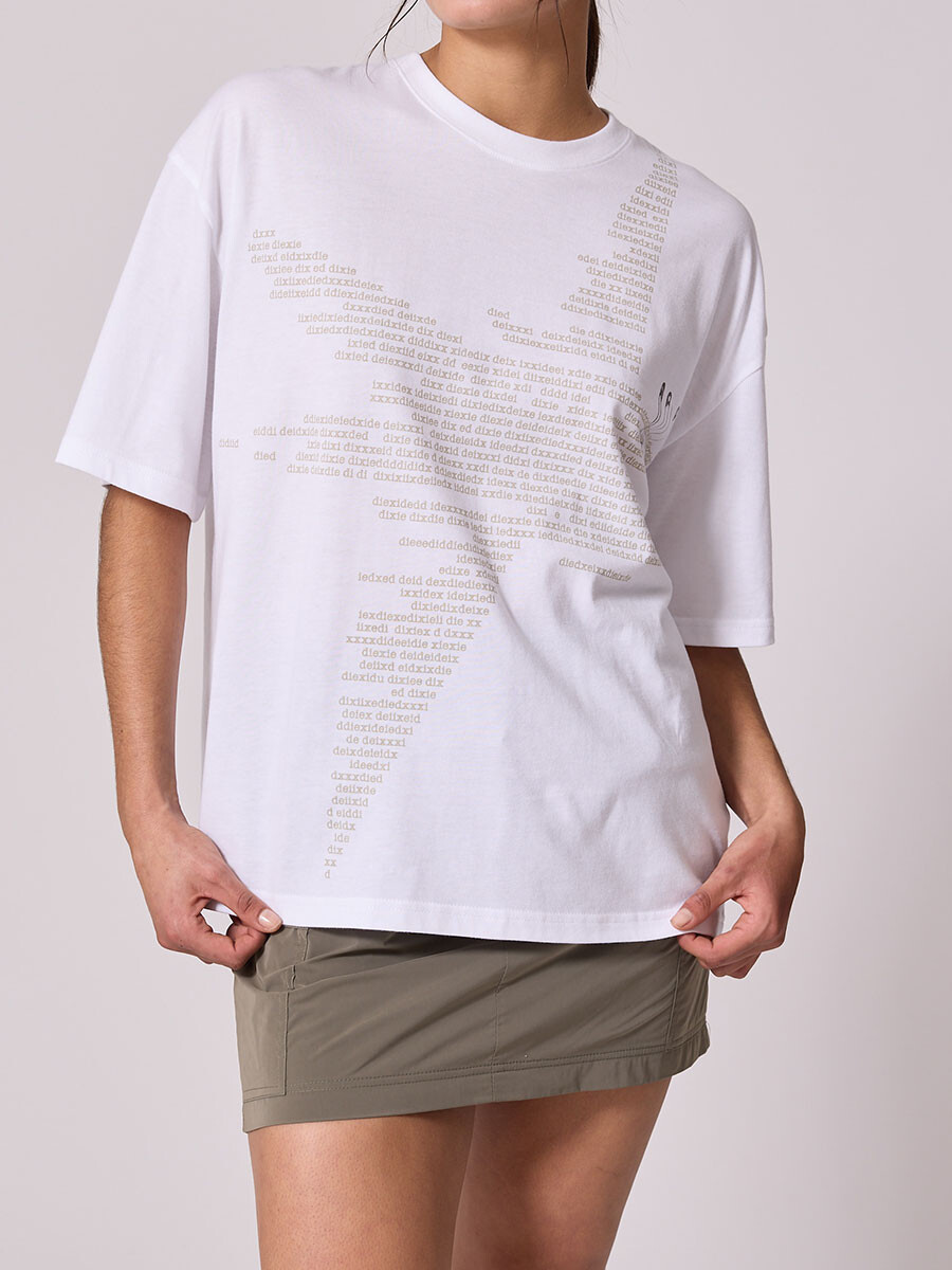 T-SHIRT CAFIL DIXIE - Blanco 