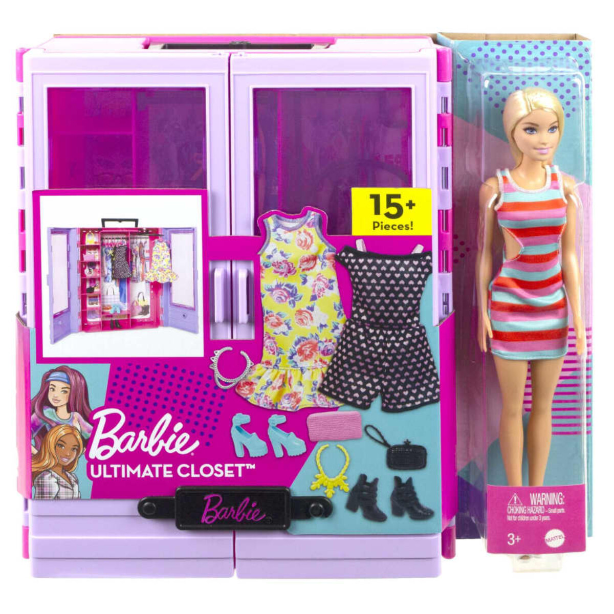 Closet de Lujo con Muñeca Barbie 