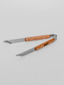 Accesorios Para Parrilla Set De 3 Piezas. Pinza, Tenedor Y Cuchi Color Unico