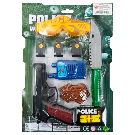 Set policia 9 piezas Set policia 9 piezas