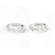 Caravanas En Oro Blanco 18K Con Brillantes Caravanas En Oro Blanco 18K Con Brillantes