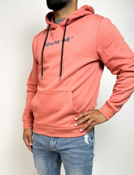 Canguro liso con logo Villano Coral