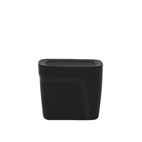 Papelera "COMPACTO" 6.5 Lt. en polipropileno negro -TRAMONTINA TD0463